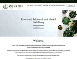 springtreecounseling.com screenshot
