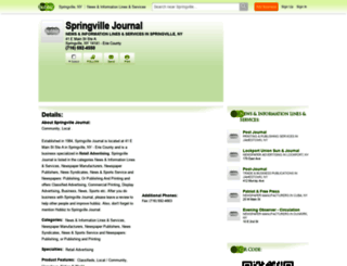 springville-journal.hub.biz screenshot