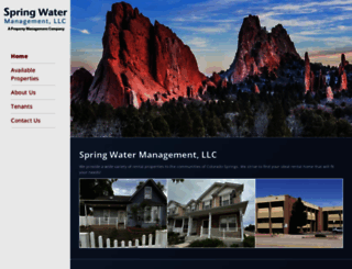 springwatermgmt.com screenshot