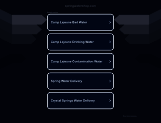 springwatershop.com screenshot