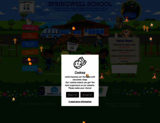 springwellschool.co.uk screenshot