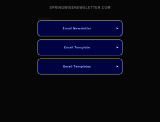 springwisenewsletter.com screenshot