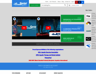 sprintaquatics.com screenshot