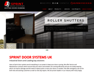 sprintdoorsystems.co.uk screenshot