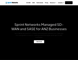 sprintnetworks.com.au screenshot