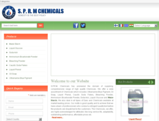 sprmchemicals.in screenshot