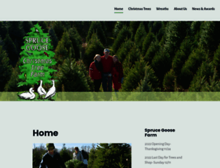 sprucegoosefarm.wordpress.com screenshot