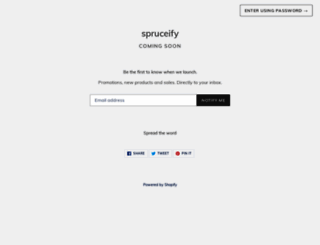 spruceify.com screenshot