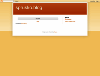 sprusko.blogspot.com screenshot