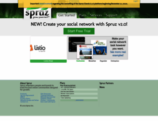 spruz.com screenshot