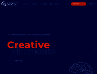 sprybit.com screenshot