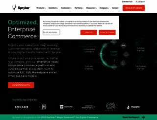 spryker.com screenshot