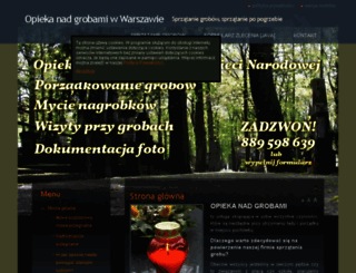 sprzataniegrobow.waw.pl screenshot