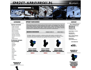 sprzet-narciarski.pl screenshot