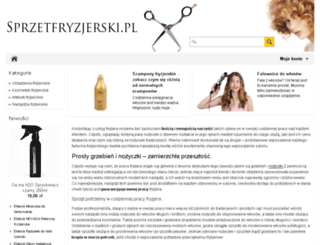 sprzetfryzjerski.pl screenshot