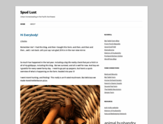 spudlust.wordpress.com screenshot