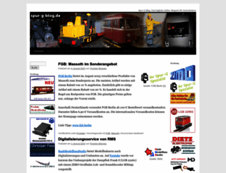 spur-g-blog.de screenshot