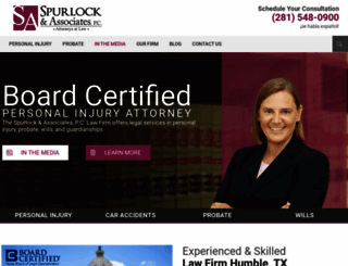spurlocklaw.com screenshot