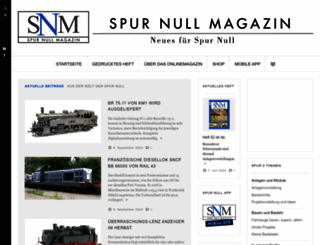 spurnull-magazin.de screenshot