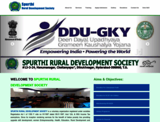 spurthiindia.org screenshot