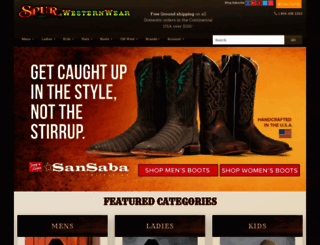 spurwesternwear.com screenshot