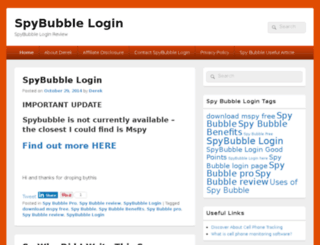 spybubble-login.com screenshot