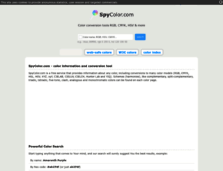 spycolor.com screenshot