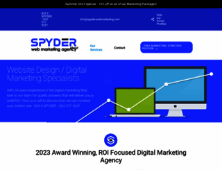 spyderwebmarketing.com screenshot