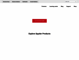 spyderx.datacolor.com screenshot