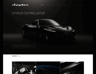 spykercars.com screenshot