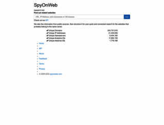 spyonweb.com screenshot