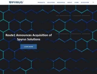 spyrus.com screenshot