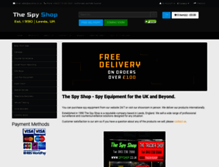 spyshop.co.uk screenshot