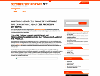 spywareforcellphones.net screenshot