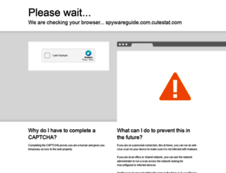spywareguide.com.cutestat.com screenshot