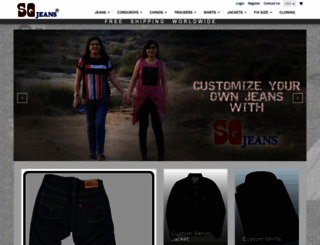 sqjeans.com screenshot