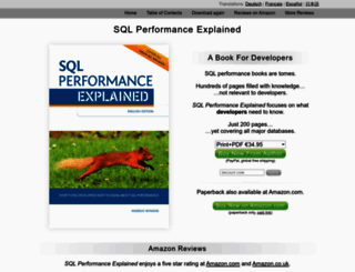 sql-performance-explained.com screenshot