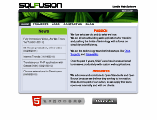 sqlfusion.com screenshot
