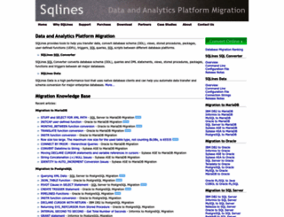 sqlines.com screenshot