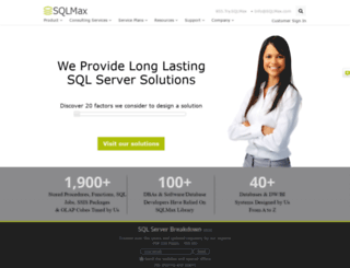 sqlmax.com screenshot