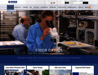sqs-fiberoptics.com screenshot