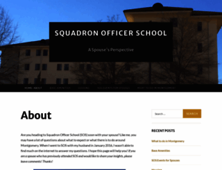 squadronofficerschool.wordpress.com screenshot