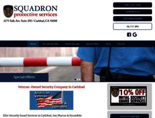 squadronprotectiveservices.net screenshot