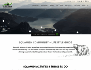 squamishadventure.com screenshot