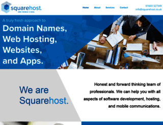 squarehost.co.uk screenshot