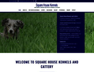 squarehousekennels.co.uk screenshot