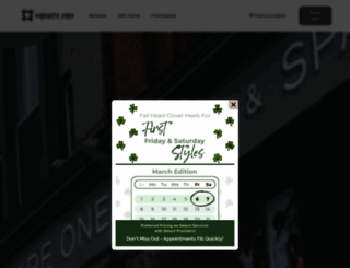 squareonesalon.com screenshot