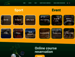 squashclub.hu screenshot