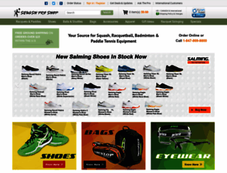 squashproshop.com screenshot