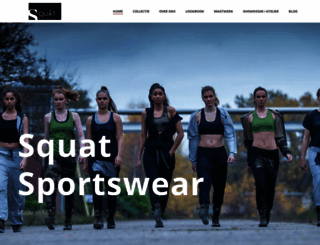 squatsportswear.nl screenshot